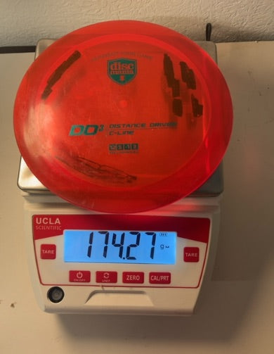 Discraft-C-Line-DD3-Red-174-27g PRE-OWNED