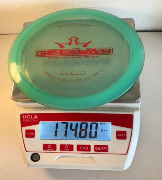 Dynamic Discs-Lucid-Getaway-Blue-174.80g PRE-OWNED
