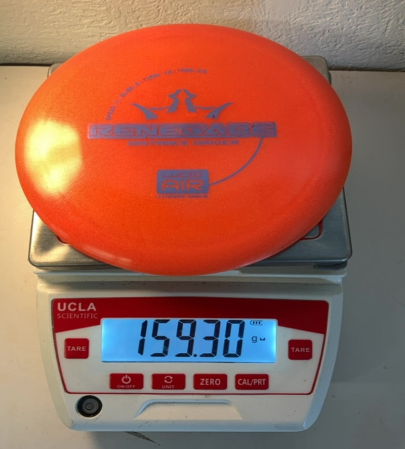 Dynamic Discs-Lucid Air-Renegade-Orange-159.30g PRE-OWNED