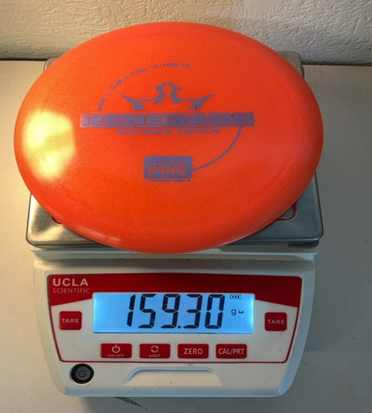 Dynamic Discs-Lucid Air-Renegade-Orange-159.30g PRE-OWNED