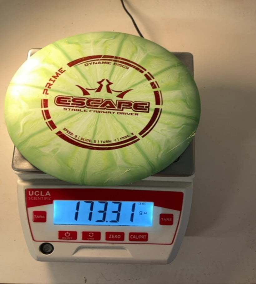 Dynamic Discs-Prime-Escape-Green-173.31g PRE-OWNED