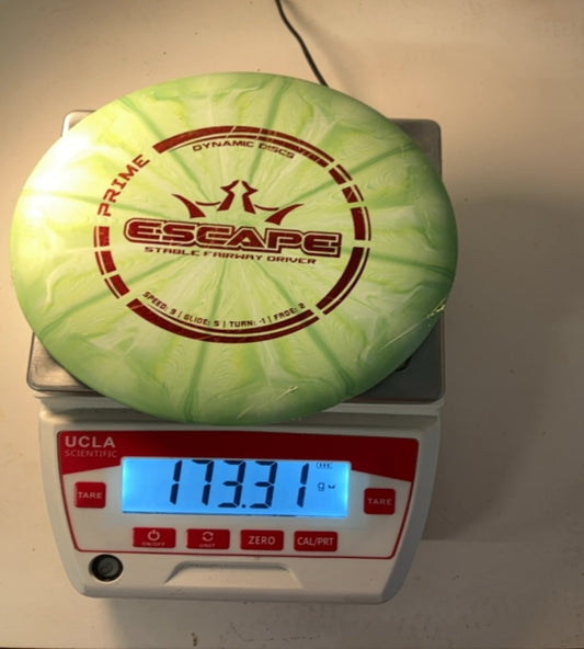 Dynamic Discs-Prime-Escape-Green-173.31g PRE-OWNED