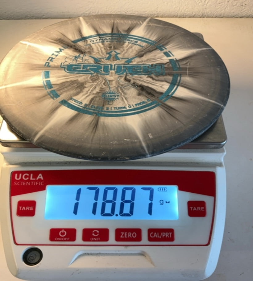 Dynamic Discs-Prime Burst-Emac Truth-Grey-178.91g PRE-OWNED