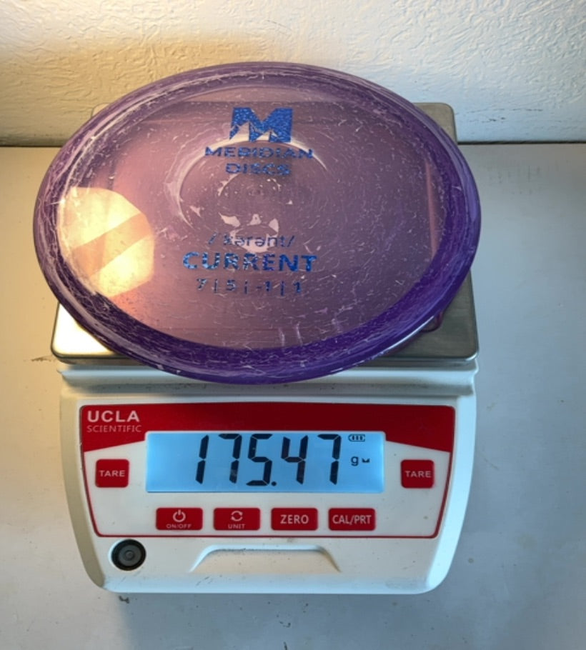 Meridian Discs-Marbled Clarus-Current-Purple-175.47g PRE-OWNED
