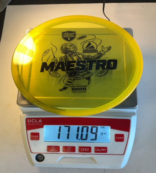 Discmania-Active Premium-Maestro-Yellow-171.09g PRE-OWNED