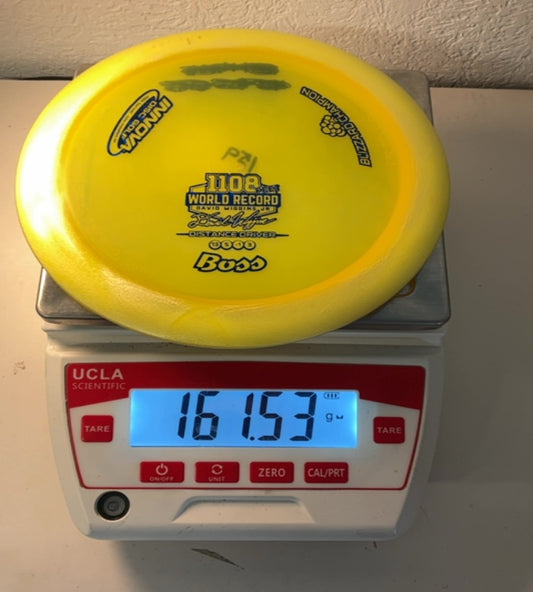 Innova-Blizzard-Champion-Boss-Yellow-161.53g PRE-OWNED