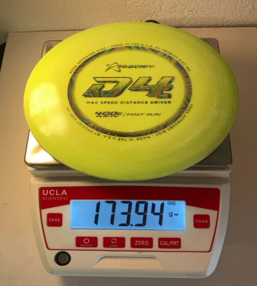 Prodigy-400G-D4 Max-Yellow-173.94g PRE-OWNED