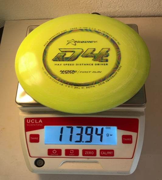 Prodigy-400G-D4 Max-Yellow-173.94g PRE-OWNED
