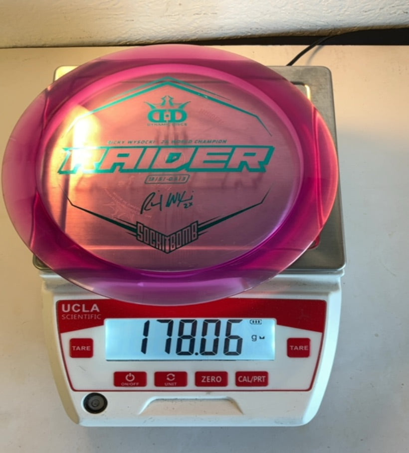 Dynamic Discs-Lucid-Raider-Purple-178.06g PRE-OWNED