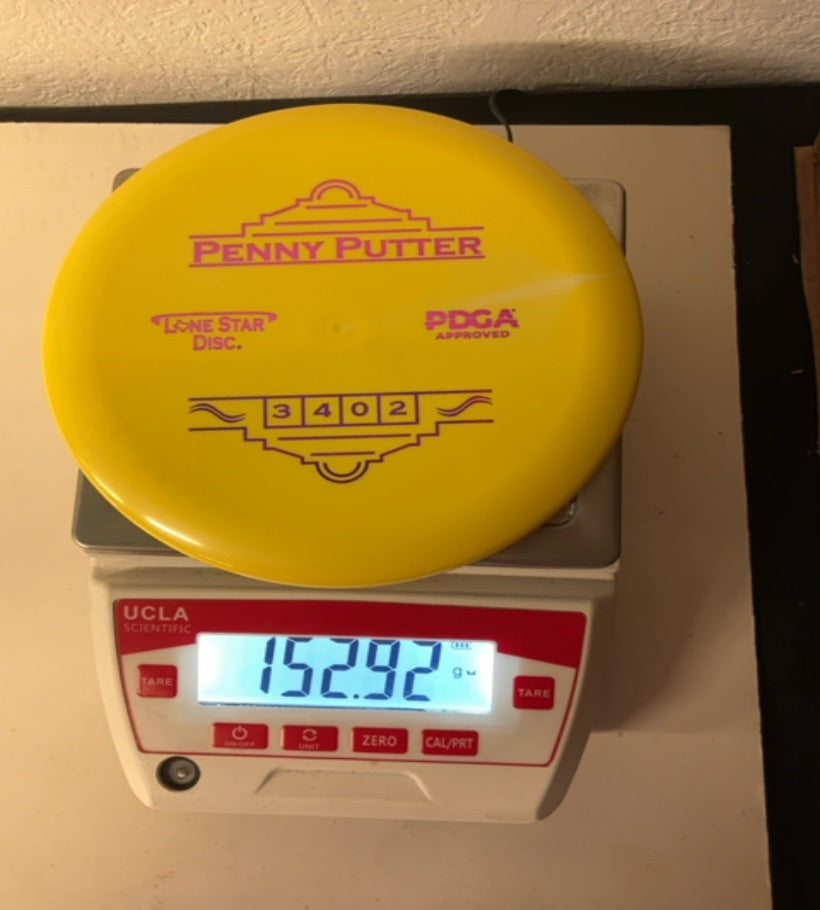 Lone-Star-Lima-Penny-Putter-Yellow-152.92g PRE-OWNED