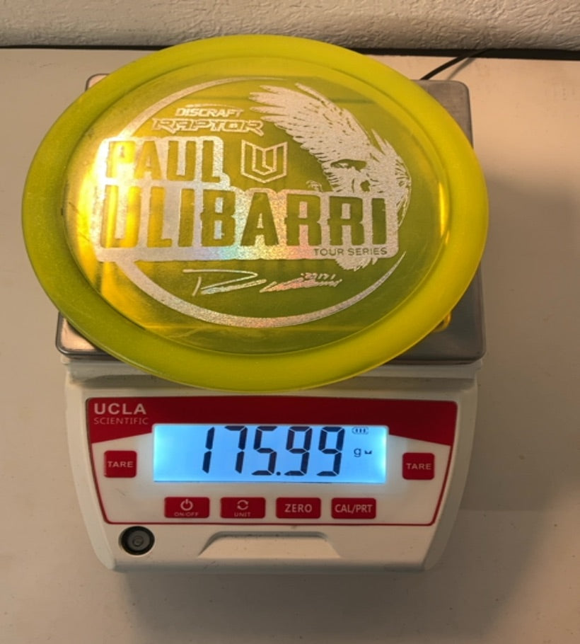 Discraft-Z-Raptor-Yellow-175.99g PRE-OWNED