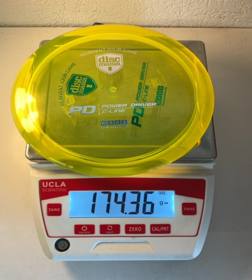 Discmania-C-Line-PD-Yellow-174.36g PRE-OWNED