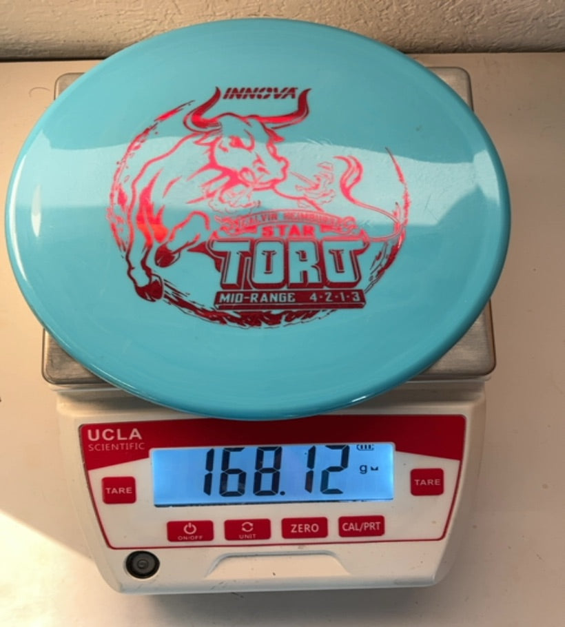 Innova-Star-Toro-Calvin Heimburg-Aqua-168.12g PRE-OWNED