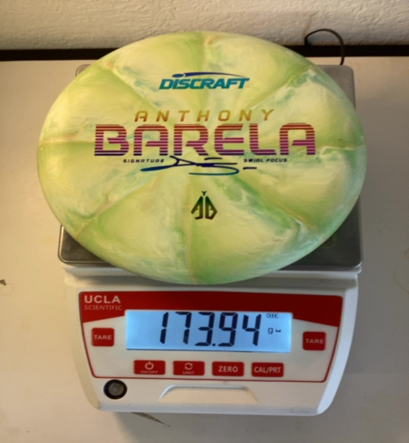 Discraft-CT Swirl-Focus-Green-173.94g PRE-OWNED