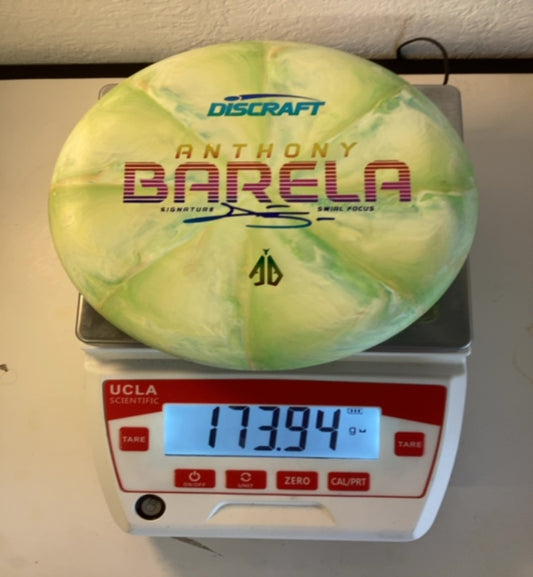 Discraft-CT Swirl-Focus-Green-173.94g PRE-OWNED