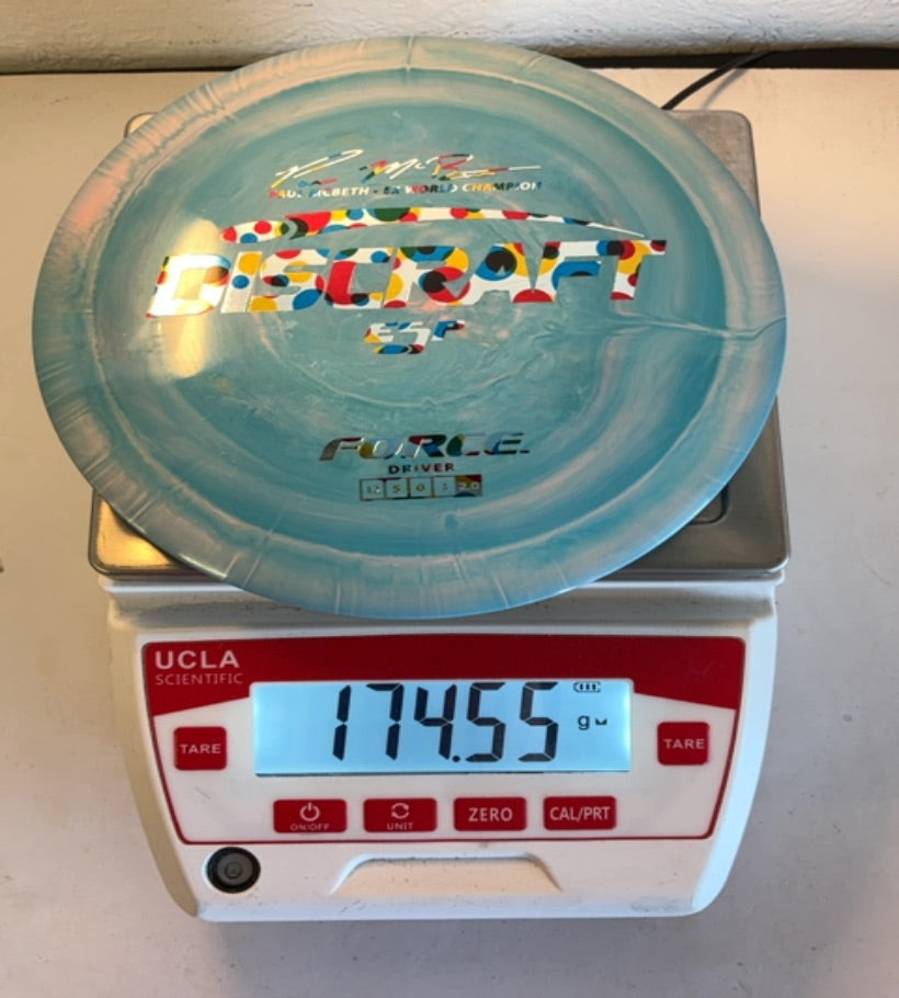 Discraft-ESP-Force-Blue-174.55g PRE-OWNED