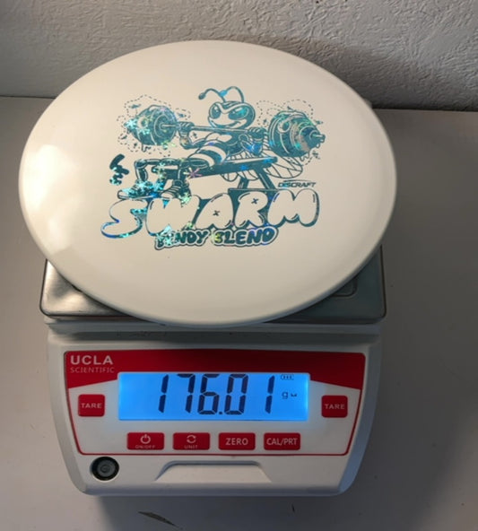 Discraft-ESP Super FLX-Swarm-White-176.01g PRE-OWNED