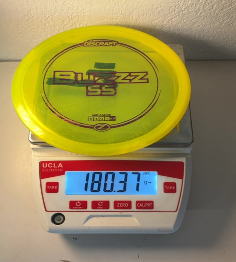 Discraft-Z-Buzzz SS-Yellow-180.37g PRE-OWNED