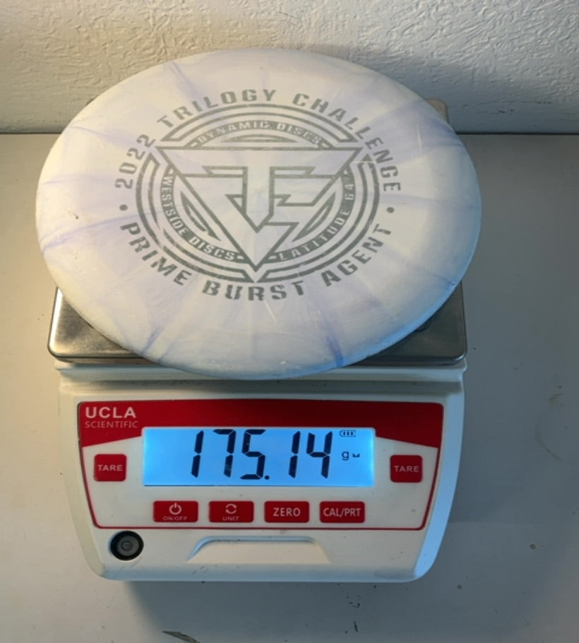 Dynamic Discs Prime Burst Agent Baby Blue 175.17g PRE-OWNED