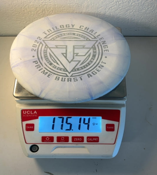 Dynamic Discs Prime Burst Agent Baby Blue 175.17g PRE-OWNED