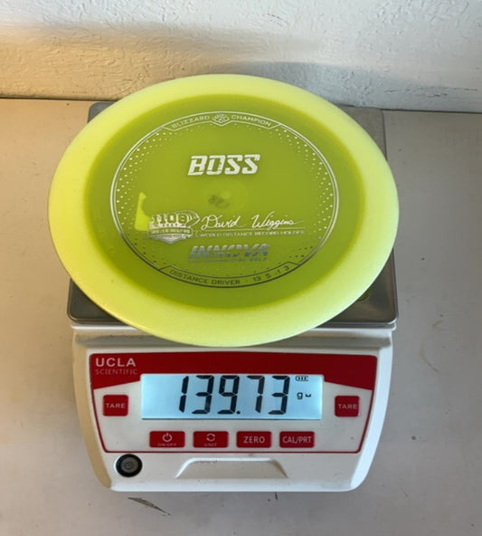 Innova-Blizzard-Champion-Boss-Yellow-139.73g PRE-OWNED