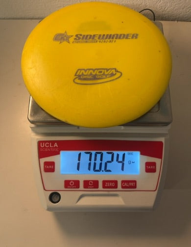 Innova-Gstar-Sidewinder-Yellow-170.24g PRE-OWNED