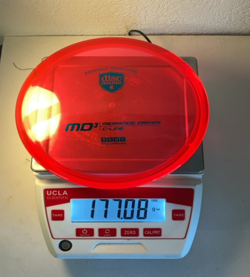 Discmania-C-Line-MD3-Innova Made-Red-177.08g PRE-OWNED