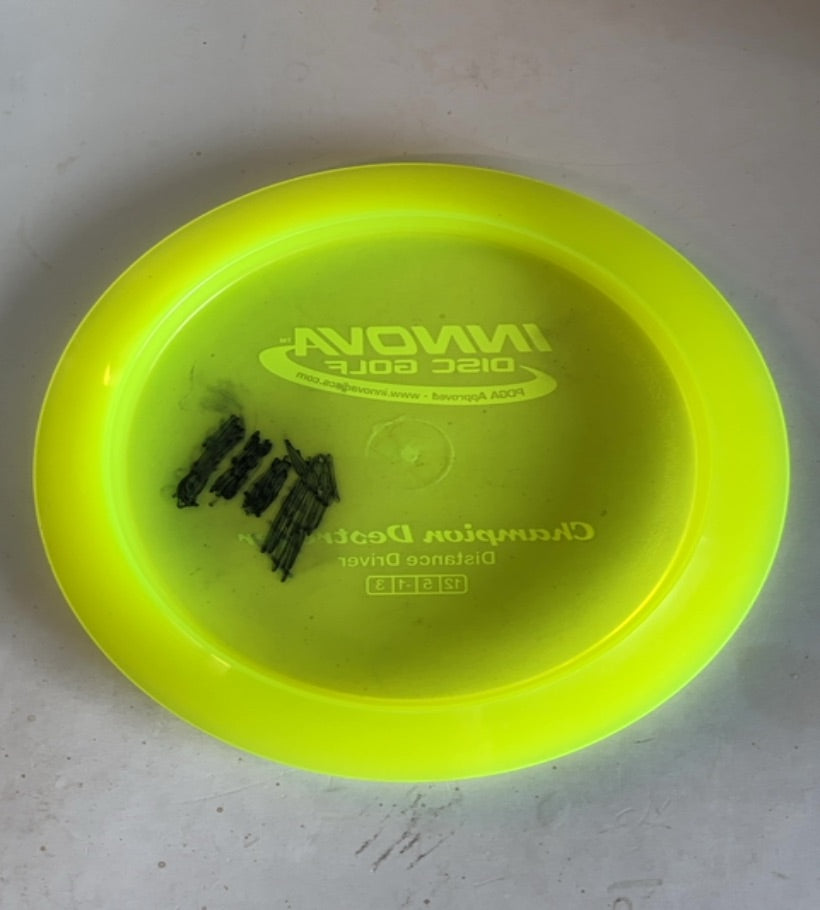 Innova-Champion-Destroyer-Yellow-175.31g PRE-OWNED