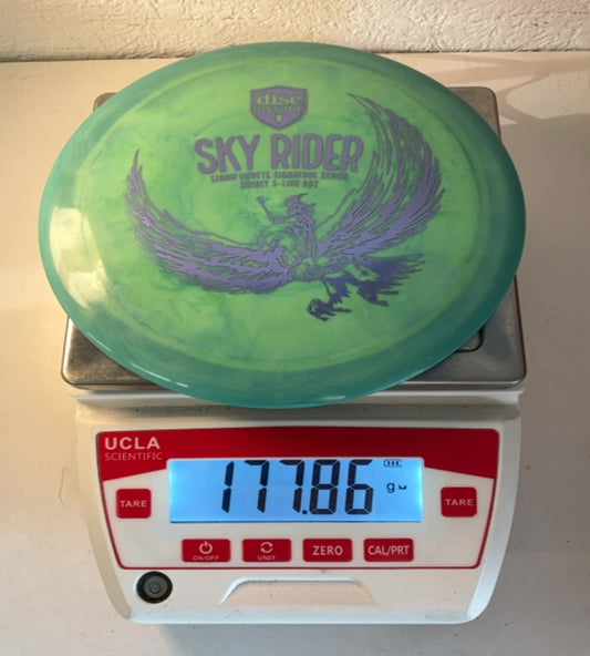 Discmania-Swirly S-Line-PD2-Green-177.86g PRE-OWNED *Rare*