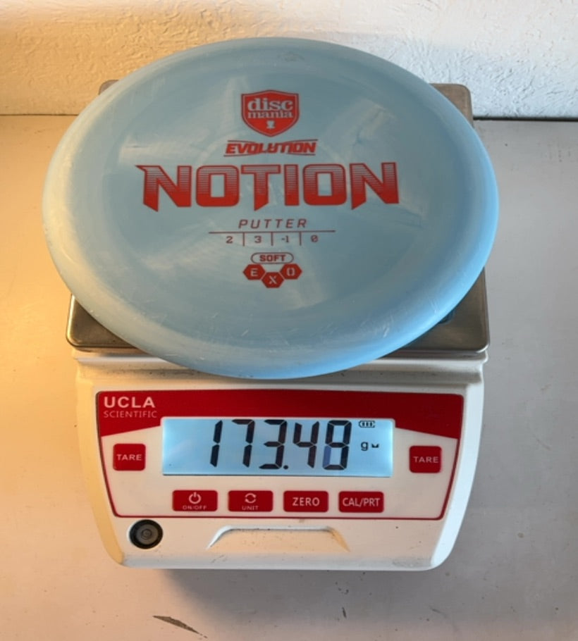 Discmania-Exo Soft-Notion-Blue-173.48g PRE-OWNED