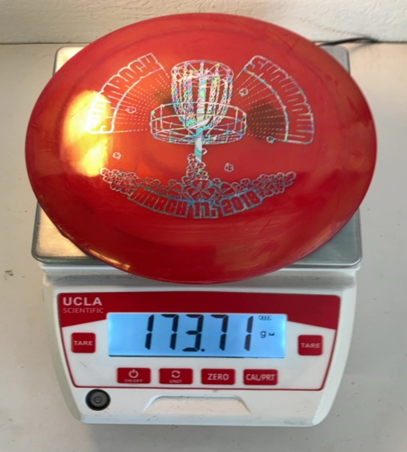 Dynamic Discs-Lucid-Trespass-Red-173.71g PRE-OWNED