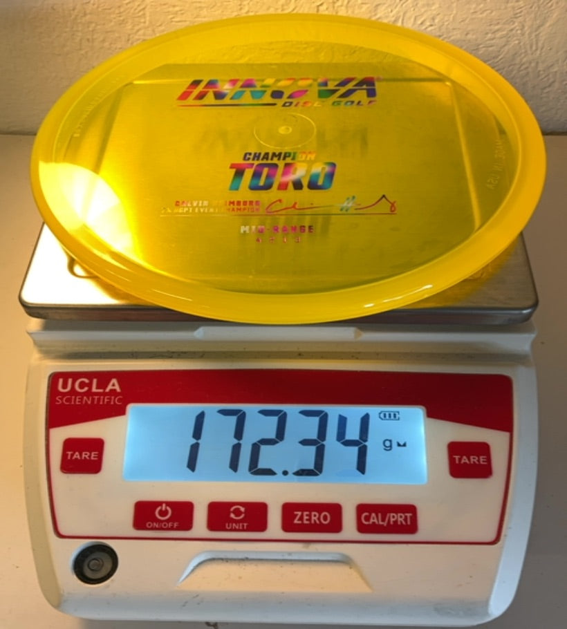Innova-Champion-Toro-Yellow-172.34g PRE-OWNED