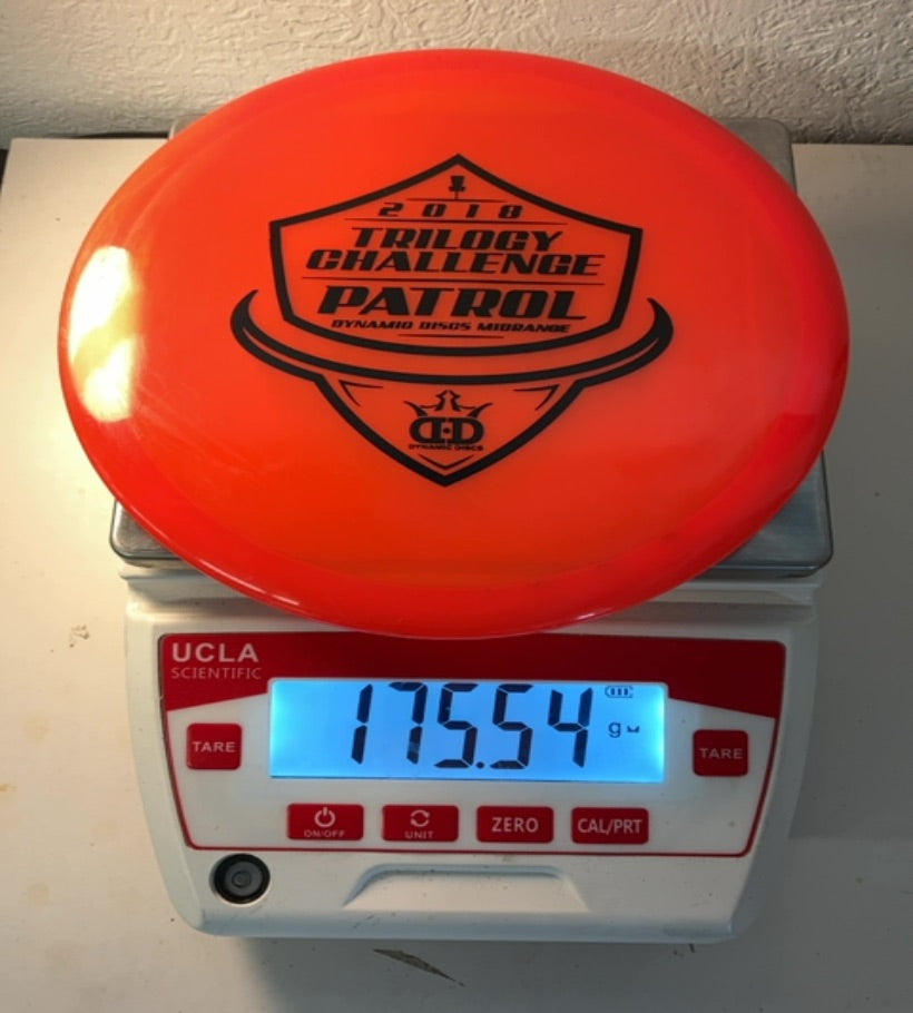 Dynamic Discs-Lucid-Patrol-Orange-175.54g PRE-OWNED