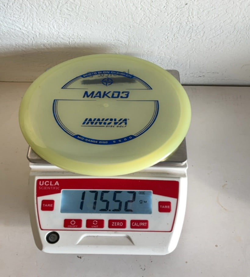 Innova-Glow-Champion-Mako3-Prototype-Off-White-175.52g PRE-OWNED
