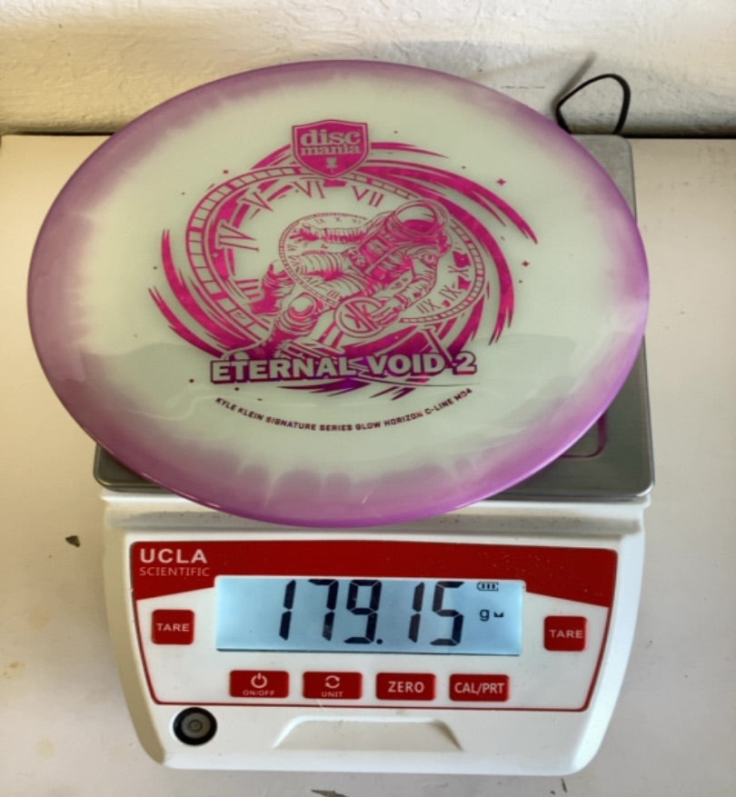 Discmania-Glow Horizon C-Line-MD4-White/Purple-179.15g PRE-OWNED