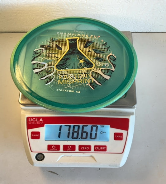 Axiom-Particle Proton-Hex-Green-178.60g PRE-OWNED