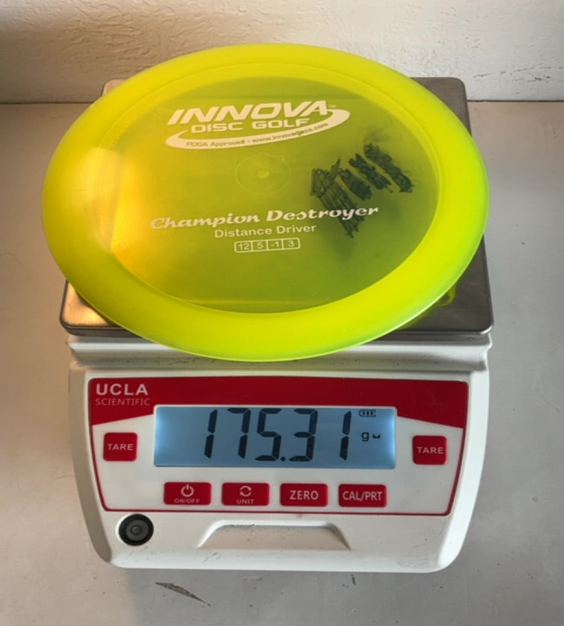 Innova-Champion-Destroyer-Yellow-175.31g PRE-OWNED
