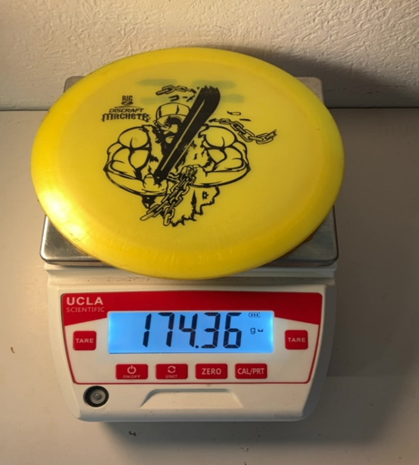 Discraft-Big Z-Machete-Yellow-174.36g PRE-OWNED