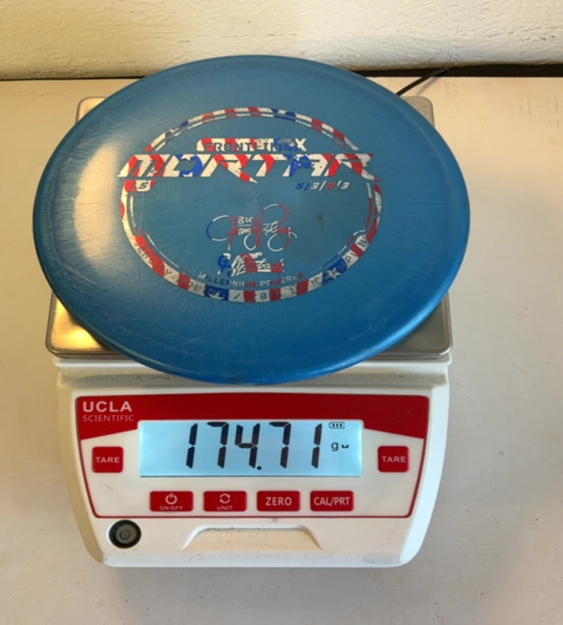Hyzer Bomb-Frontline-X-Mortar-Blue-174.71g PRE-OWNED