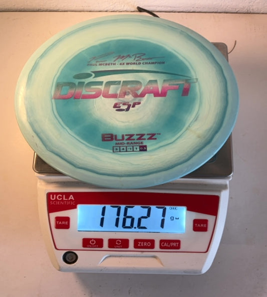 Discraft-ESP-Buzzz-Blue-176.27g PRE-OWNED