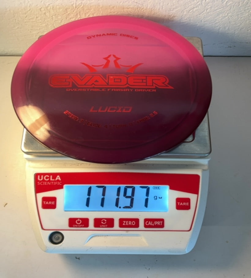 Dynamic Discs-Lucid-Evader-Purple-171.97g PRE-OWNED