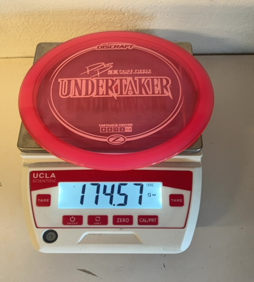 Discraft-Z-Undertaker-Pink on Pink-174.57g PRE-OWNED