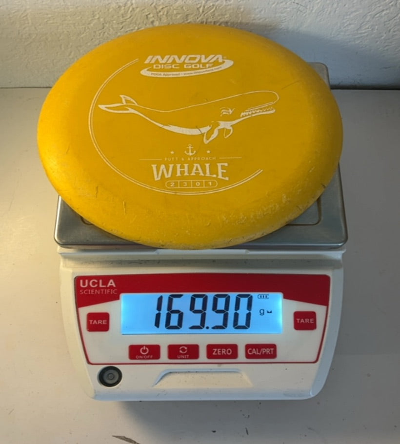 Innova-DX-Whale-Yellow-169.90g PRE-OWNED