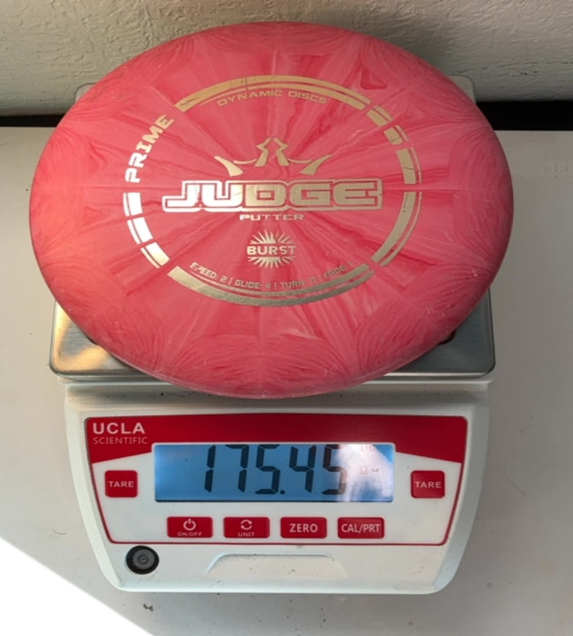 Dynamic Discs-Prime Burst-Judge-Pink-175.45g PRE-OWNED