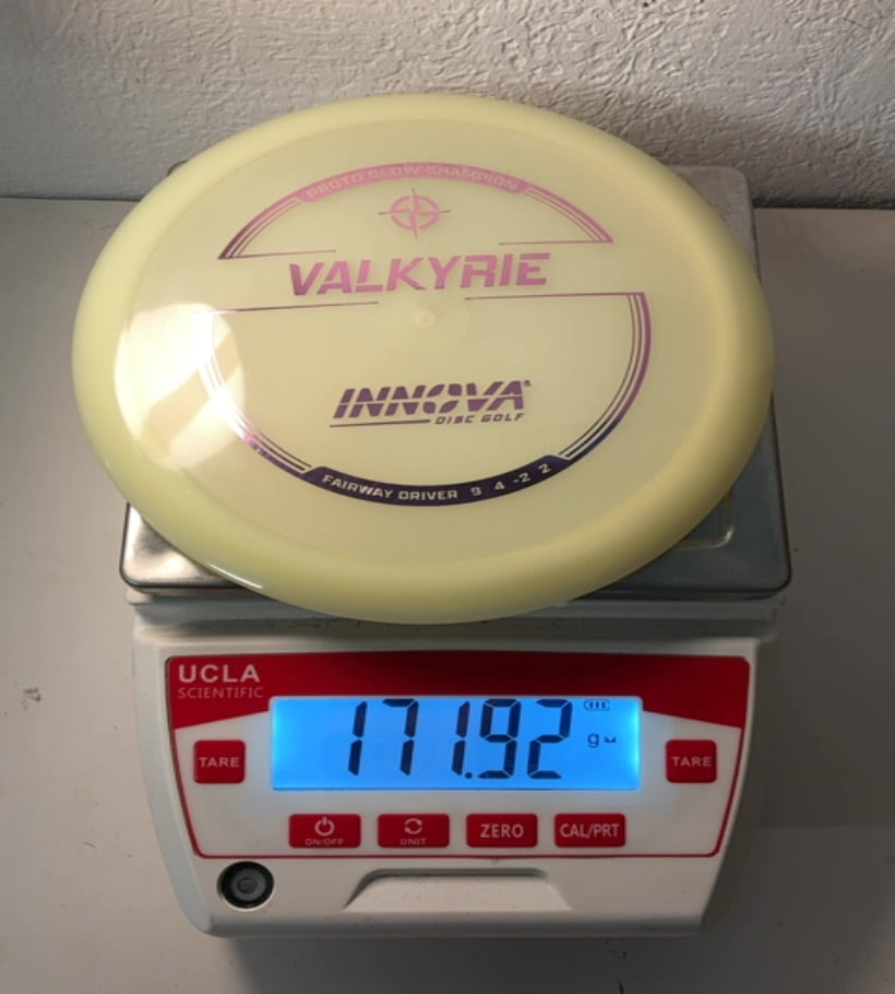 Innova-Proto Glow Champion-Valkyrie-Glow-171.92g PRE-OWNED