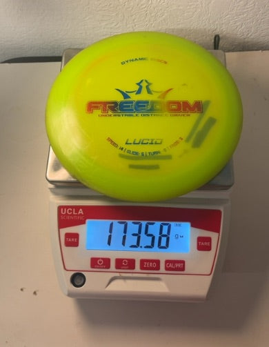 Dynamic Discs-Lucid-Freedom-Green-173-58g PRE-OWNED