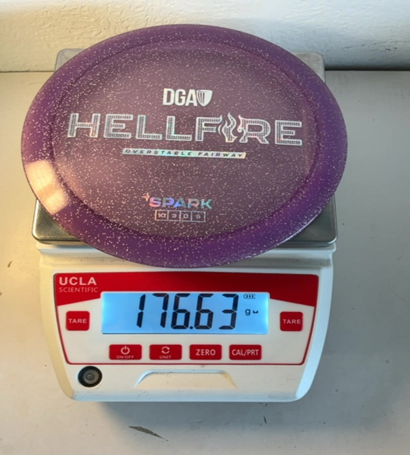 DGA-Spark-Hellfire-Purple-176.63g PRE-OWNED