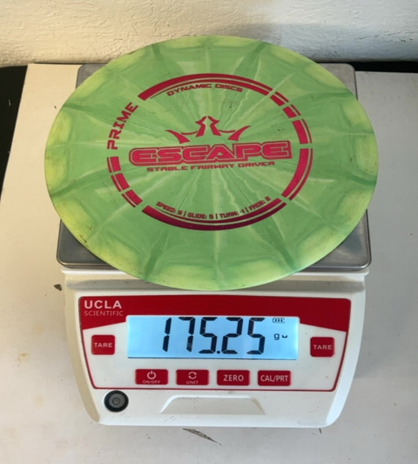 Dynamic Discs-Prime-Escape-Green-175.25g PRE-OWNED