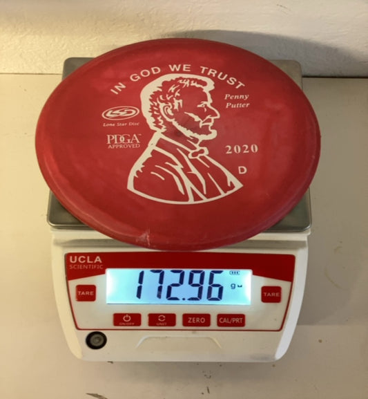 Lone-Star-D2-Penny-Putter-Red-172.96g PRE-OWNED