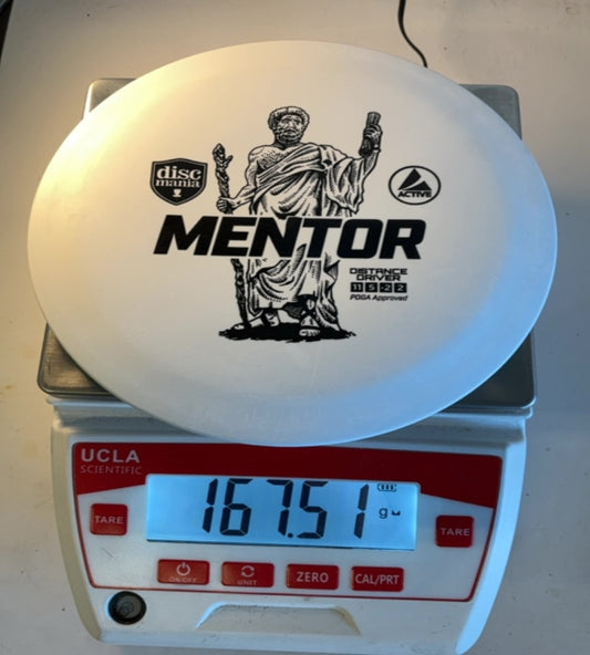 Discmania-Active-Mentor-White-167.51g PRE-OWNED